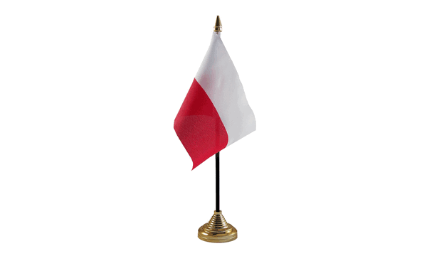 Poland Table Flags